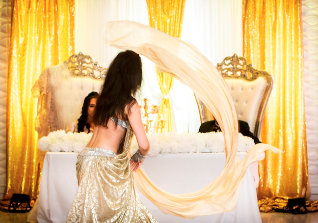 greensboro belly dancing reception photos